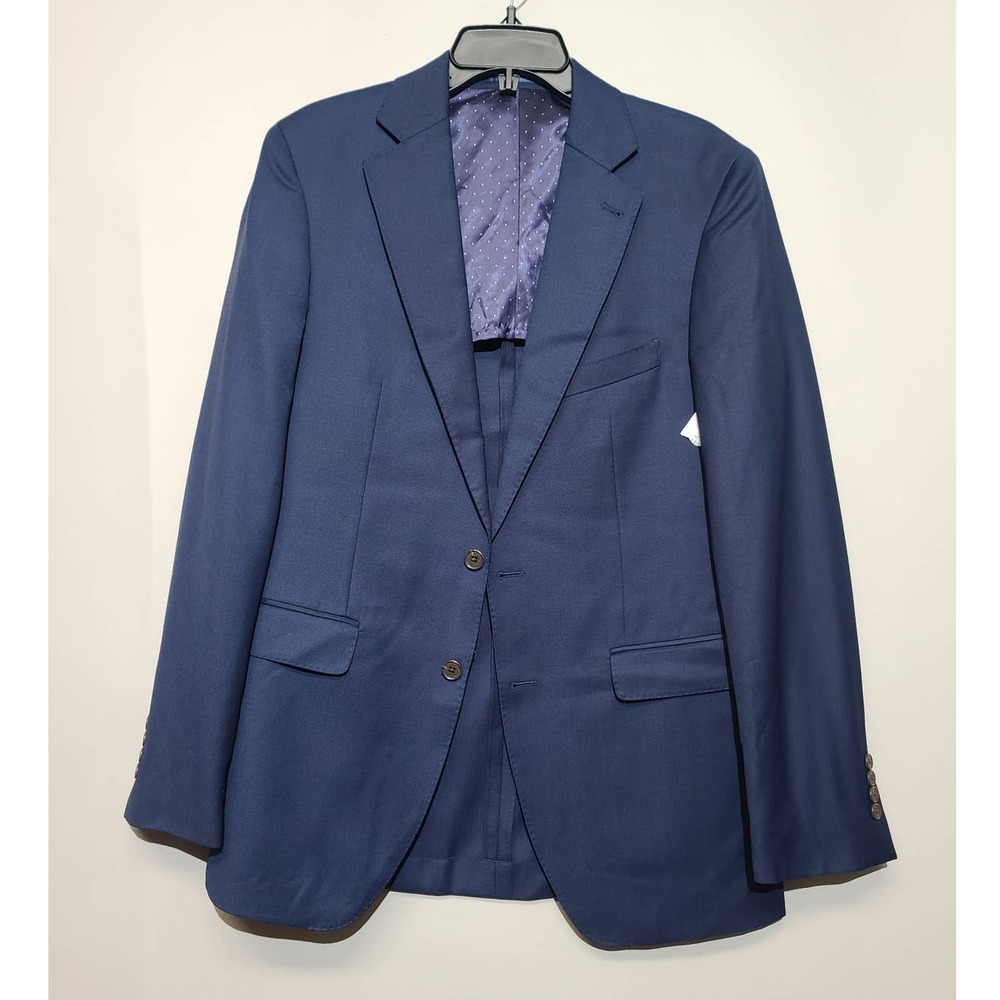 ALTON LANE Notch Lapel Blazer In Navy 40 Long